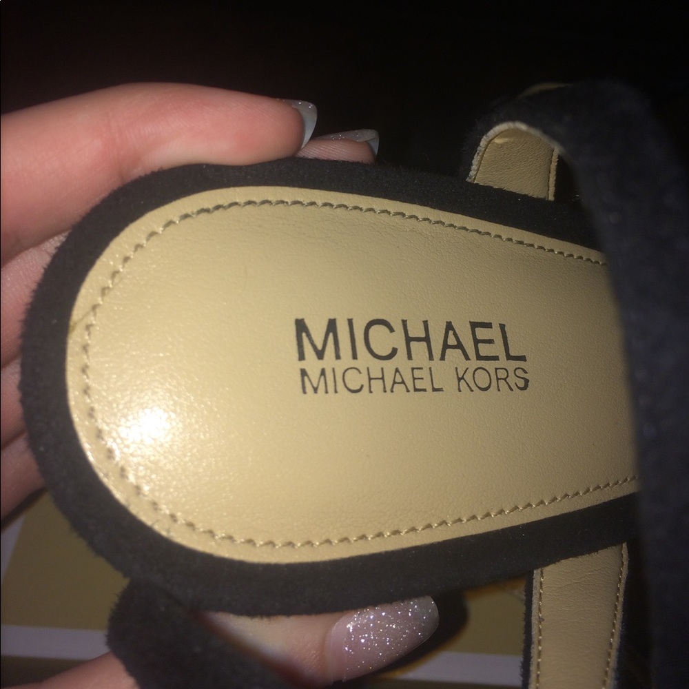 Michael Kors yoonie platform sandals size 7 - Picture 4 of 5